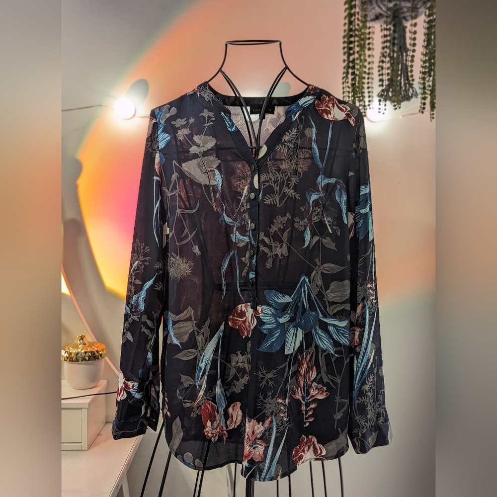 Tamra H. multi color blouse